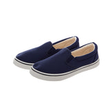 スリッポン レディース おしゃれ 通販 黒 スニーカー 白 アイボリー 通学 通勤 靴 シューズ slip-on スリップオン 無地 シンプル 大人 かわいい 紐なし ヒモなし 履きやすい ローカット ぺたんこ ローヒール フラットシューズ キャンバス 布 コットン 綿 Una atadura