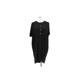 ロングtシャツ レディース 半袖 通販 tシャツ ゆったり ワンピース 夏 膝丈 シャツ ゆる カジュアル 無地 チュニック 大人可愛い 春夏 パジャマ トップス 大きいサイズ 薄手 ブラック シンプル マタニティ 妊婦服 カットソー