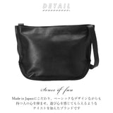 ショルダーバッグ レディース 斜め掛け レザー 通販 斜めがけ 大人 革 小さめ おしゃれ シンプル 大人 かわいい 通勤 通学 旅行 お出かけ サブバッグ 本革 天然皮革 SENSE OF FUN センスオブファン 29093 カウレザー