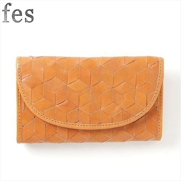 fes 財布 通販 フェス カウレザー 長財布 レディース 被せ かぶせ 大容量 メッシュ 編み込み 本革 レザー 牛革 カウレザー 49092 おしゃれ シンプル カジュアル ナチュラル 母の日 記念日 誕生日 ギフト プレゼント