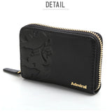 小銭入れ メンズ ブランド 通販 Admiral アドミラル コインケース 本革 表 牛革 カウレザー 合成皮革 フェイクレザー 内側 おしゃれ シンプル 社会人 学生 型押し ランパント ADWF-03 ギフト プレゼント 入学 進学 就職祝い  父の日 バレンタイン