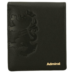 財布 メンズ 二つ折り ブランド 通販 Admiral アドミラル 本革 表 牛革 スムースレザー 小銭入れあり 合成皮革 フェイクレザー 内側 おしゃれ シンプル 社会人 学生 型押し ランパント ADWF-04 ギフト プレゼント 入学 進学 就職祝い  父の日 バレンタイン