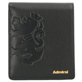 財布 メンズ 二つ折り ブランド 通販 Admiral アドミラル 本革 表 牛革 スムースレザー 小銭入れあり 合成皮革 フェイクレザー 内側 おしゃれ シンプル 社会人 学生 型押し ランパント ADWF-04 ギフト プレゼント 入学 進学 就職祝い  父の日 バレンタイン