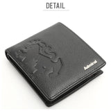 財布 メンズ 二つ折り ブランド 通販 Admiral アドミラル 本革 表 牛革 スムースレザー 小銭入れあり 合成皮革 フェイクレザー 内側 おしゃれ シンプル 社会人 学生 型押し ランパント ADWF-04 ギフト プレゼント 入学 進学 就職祝い  父の日 バレンタイン