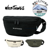 ウエストポーチ メンズ 通販 レディース ウエストバッグ ショルダーバッグ 小さめ 軽量 軽い スポーティー WILD THINGS ワイルドシングス 大人 かわいい 旅行 サブバッグ シンプル 無地 ロゴ 丈夫 コットン ナチュラル 耐水性 X-PAC 日常使い デイリーバッグ スポーツ