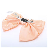 ヘアアクセサリー クリップ 通販 リボン 大きい バレッタ ヘアアクセ ヘアクリップ 大 結婚式 シフォン とろみ    おしゃれ シンプル アクセサリー