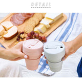 ストージョ ボトル 通販 タンブラー おしゃれ ふた付き stojo MINI 240ml 8oz ショートサイズ カフェ コンビニ コーヒーショップ マイタンブラー かわいい シンプル 直飲み ストローOK 食洗機 対応 スリーブ付き 折りたたみ 携帯 コンパクト アウトドア