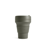 ストージョ ボトル 通販 タンブラー おしゃれ ふた付き stojo POCKET CUP 355ml 12oz トールサイズ ショートサイズ カフェ コンビニ コーヒーショップ マイタンブラー かわいい シンプル 直飲み ストローOK 食洗機 対応 スリーブ付き 折りたたみ 携帯 コンパクト アウトドア