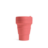 ストージョ ボトル 通販 タンブラー おしゃれ ふた付き stojo POCKET CUP 355ml 12oz トールサイズ ショートサイズ カフェ コンビニ コーヒーショップ マイタンブラー かわいい シンプル 直飲み ストローOK 食洗機 対応 スリーブ付き 折りたたみ 携帯 コンパクト アウトドア