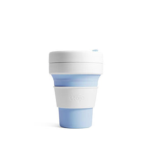 ストージョ ボトル 通販 タンブラー おしゃれ ふた付き stojo POCKET CUP 355ml 12oz トールサイズ ショートサイズ カフェ コンビニ コーヒーショップ マイタンブラー かわいい シンプル 直飲み ストローOK 食洗機 対応 スリーブ付き 折りたたみ 携帯 コンパクト アウトドア