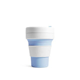 ストージョ ボトル 通販 タンブラー おしゃれ ふた付き stojo POCKET CUP 355ml 12oz トールサイズ ショートサイズ カフェ コンビニ コーヒーショップ マイタンブラー かわいい シンプル 直飲み ストローOK 食洗機 対応 スリーブ付き 折りたたみ 携帯 コンパクト アウトドア