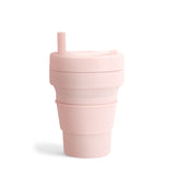 ストージョ ボトル 通販 タンブラー おしゃれ ふた付き stojo BIGGIE 470ml 16oz グランデサイズ カフェ コンビニ コーヒーショップ マイタンブラー かわいい シンプル 直飲み ストロー付き 食洗機 対応 スリーブ付き 折りたたみ 携帯 コンパクト アウトドア