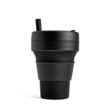 ストージョ ボトル 通販 タンブラー おしゃれ ふた付き stojo BIGGIE 470ml 16oz グランデサイズ カフェ コンビニ コーヒーショップ マイタンブラー かわいい シンプル 直飲み ストロー付き 食洗機 対応 スリーブ付き 折りたたみ 携帯 コンパクト アウトドア