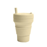 ストージョ ボトル 通販 タンブラー おしゃれ ふた付き stojo BIGGIE 470ml 16oz グランデサイズ カフェ コンビニ コーヒーショップ マイタンブラー かわいい シンプル 直飲み ストロー付き 食洗機 対応 スリーブ付き 折りたたみ 携帯 コンパクト アウトドア