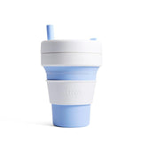 ストージョ ボトル 通販 タンブラー おしゃれ ふた付き stojo BIGGIE 470ml 16oz グランデサイズ カフェ コンビニ コーヒーショップ マイタンブラー かわいい シンプル 直飲み ストロー付き 食洗機 対応 スリーブ付き 折りたたみ 携帯 コンパクト アウトドア
