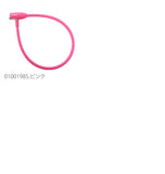 ワイヤーロック ノーブランド 通販 ワイヤー 錠 自転車 鍵 盗難防止 防犯用品 シリンダー式 70cm 直径12mm 傷つきにくい カギ かぎ ロック ロードバイク おしゃれ スペアキー付