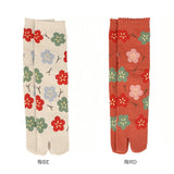 足袋ソックス ロークルー 通販 レディース 2本指ソックス 靴下 くつ下 くつした 足袋 ソックス 2本指 かわいい ロークルー丈 ゆったり 柄 婦人 ウォーキング スポーツ ギフト 贈り物