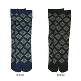 足袋ソックス ロークルー 通販 レディース 2本指ソックス 靴下 くつ下 くつした 足袋 ソックス 2本指 かわいい ロークルー丈 ゆったり 柄 婦人 ウォーキング スポーツ ギフト 贈り物