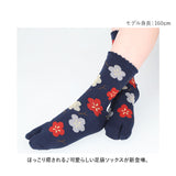 足袋ソックス ロークルー 通販 レディース 2本指ソックス 靴下 くつ下 くつした 足袋 ソックス 2本指 かわいい ロークルー丈 ゆったり 柄 婦人 ウォーキング スポーツ ギフト 贈り物