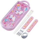 トリオセット 女の子 通販 男の子 カトラリーセット お弁当 おしゃれ かわいい 食洗機対応 遠足 運動会 幼稚園 保育園 お箸 スプーン フォーク セット 子供 子ども こども キッズ 抗菌 丈夫 使いやすい 開けやすい スライド式 SKATER スケーター TACC2AG キッズ用食器