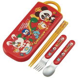子供 箸セット トリオ 通販 トリオセット 箸 スプーン フォーク ハシ おはし スライド式 食洗機OK お弁当 ランチ 給食 弁当 遠足 運動会 入園 通園 幼稚園 保育園 男の子 女の子 キャラクター かわいい ディズニー サンリオ 食洗機対応スライド式トリオセット