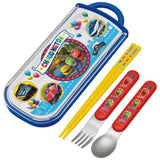 子供 箸セット トリオ 通販 トリオセット 箸 スプーン フォーク ハシ おはし スライド式 食洗機OK お弁当 ランチ 給食 弁当 遠足 運動会 入園 通園 幼稚園 保育園 男の子 女の子 キャラクター かわいい ディズニー サンリオ 食洗機対応スライド式トリオセット