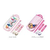 子供 箸セット トリオ 通販 トリオセット 箸 スプーン フォーク ハシ おはし スライド式 食洗機OK お弁当 ランチ 給食 弁当 遠足 運動会 入園 通園 幼稚園 保育園 男の子 女の子 キャラクター かわいい ディズニー サンリオ 食洗機対応スライド式トリオセット