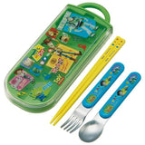 子供 箸セット トリオ 通販 トリオセット 箸 スプーン フォーク ハシ おはし スライド式 食洗機OK お弁当 ランチグッズ ピカチュウ マイメロ スヌーピー ミニオン 入園 通園 幼稚園 保育園 男の子 女の子 キャラクター ぼんぼんりぼん カーズ トミカ アナ雪 ディズニー