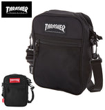 スラッシャー ショルダーバッグ 通販 メンズ 小さめ ブランド THRASHER レディース メンズライク 軽い 軽量 斜め掛け サコッシュ 斜めがけ ななめ掛け ミニショルダーバッグ キッズ おしゃれ かっこいい タテ型 縦型 シンプル ロゴ 大人 かわいい ボディバッグ