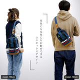 小さめ ボディバッグ メンズ 通販 ショルダーバッグ 斜めがけ ワンショルダーバッグ おしゃれ シンプル 軽量 コンパクト 旅行 自転車 アウトドア 2層式 スクウェア w*lt walt ウォルト LINE 196085y メンズバッグ