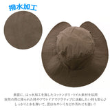 帽子 レディース つば広 通販 UVカット メッシュ 紫外線対策 対策 ツバ広 はっ水 撥水 ストラップ付き リボン おしゃれ かわいい アウトドア キャンプ M 58cm L 61cm TWILL BACK RIBBON HAT つば広帽子