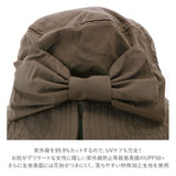 帽子 レディース つば広 通販 UVカット メッシュ 紫外線対策 対策 ツバ広 はっ水 撥水 ストラップ付き リボン おしゃれ かわいい アウトドア キャンプ M 58cm L 61cm TWILL BACK RIBBON HAT つば広帽子