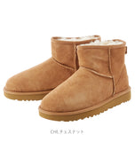 ムートンブーツ UGG Australia アグ オーストラリア 通販 レディース ブーツ ムートン W Classic Mini II クラシックミニ 2 シープスキン 羊皮 毛皮 スエード スウェード 撥水 はっ水 防汚加工 Scotchgard スコッチガード 防寒 通気性 シンプル 裏ボア #1016222