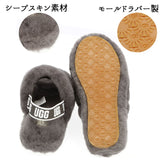 ugg サンダル レディース 通販 FLUFF YEAH SLIDE 1098494K フラッフ イヤー スライド ブランド アグ ファー つっかけ コンフォートサンダル ムートン ふかふか クリスマス プレゼント 小さめ 冬 靴 おしゃれ チャコール 黒 ブラック カジュアル 約 22cm 約 23cm 約 24cm