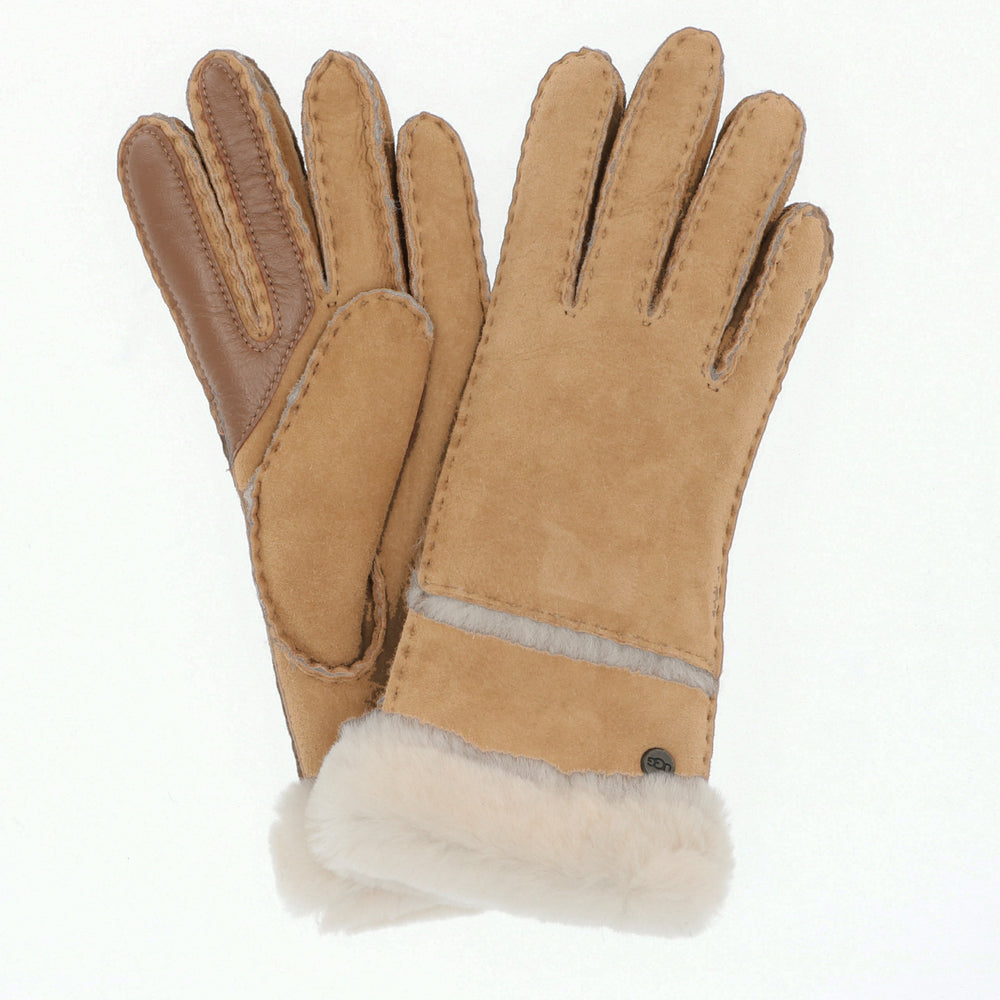 ugg レディース 手袋 定番 シームド テック グローブ SEAMED TECH GLOVE ブランド UGG アグ スマホ対応 革 撥水 はっ水 暖かい 防寒 おしゃれ シンプル 無地 上品 ファー シープスキン 誕生日 クリスマス 記念日 ギフト プレゼント ugg17371-sizes-chestnut_2048x.