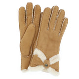 ugg レディース 手袋 通販 ブランド UGG アグ SHEEPSKIN TURNED BOW GLOVE シープスキン ターン ボウ グローブ 革 撥水 はっ水 暖かい 防寒 おしゃれ シンプル 無地 かわいい リボン 上品 ファー 誕生日 クリスマス 記念日 ギフト プレゼント