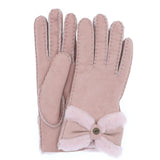 ugg レディース 手袋 通販 ブランド UGG アグ SHEEPSKIN TURNED BOW GLOVE シープスキン ターン ボウ グローブ 革 撥水 はっ水 暖かい 防寒 おしゃれ シンプル 無地 かわいい リボン 上品 ファー 誕生日 クリスマス 記念日 ギフト プレゼント