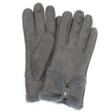 ugg レディース 手袋 通販 ブランド UGG アグ SHEEPSKIN TURNED BOW GLOVE シープスキン ターン ボウ グローブ 革 撥水 はっ水 暖かい 防寒 おしゃれ シンプル 無地 かわいい リボン 上品 ファー 誕生日 クリスマス 記念日 ギフト プレゼント