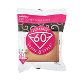 コーヒーフィルター ハリオ HARIO 通販 ペーパーフィルター コーヒー 珈琲 ペーパー ドリッパー フィルター ドリップ coffee 円すい形 無漂白 みさらし パルプ100% コーヒー豆 1~2杯用 100枚入り V60 専用