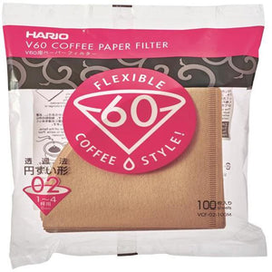 コーヒーフィルター ハリオ HARIO 通販 ペーパーフィルター コーヒー 珈琲 ペーパー coffee ドリップ フィルター ドリッパー コーヒー豆 円すい形 無漂白 みさらし V60 専用 1~4杯用 100枚入り パルプ100%