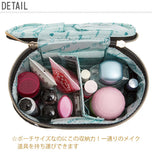 バニティポーチ 通販 メイクボックス コスメボックス 化粧品ポーチ かわいい 可愛い おしゃれ お洒落 軽量 軽い シンプル メイク道具 メイクケース コンパクト 仕切り 収納しやすい メイクブラシ用ポケット付き 黒 旅行 コスメボックス ケアグッズ