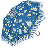 傘 レディース 長傘 耐風 おしゃれ 通販 ジャンプ オシャレ エレガント 花柄 カジュアル ネイビー グラスファイバー 丈夫 ワンタッチ かわいい 大人 可愛い 女の子 小学生 ガールズ スギハラ かさ カサ 58cm