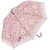 傘 レディース 長傘 耐風 おしゃれ 通販 ジャンプ オシャレ エレガント 花柄 カジュアル ネイビー グラスファイバー 丈夫 ワンタッチ かわいい 大人 可愛い 女の子 小学生 ガールズ スギハラ かさ カサ 58cm