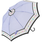 傘 レディース 長傘 耐風 おしゃれ 通販 ジャンプ オシャレ エレガント 花柄 カジュアル ネイビー グラスファイバー 丈夫 ワンタッチ かわいい 大人 可愛い 女の子 小学生 ガールズ スギハラ かさ カサ 58cm