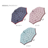 傘 レディース 長傘 耐風 おしゃれ 通販 ジャンプ オシャレ エレガント 花柄 カジュアル ネイビー グラスファイバー 丈夫 ワンタッチ かわいい 大人 可愛い 女の子 小学生 ガールズ スギハラ かさ カサ 58cm