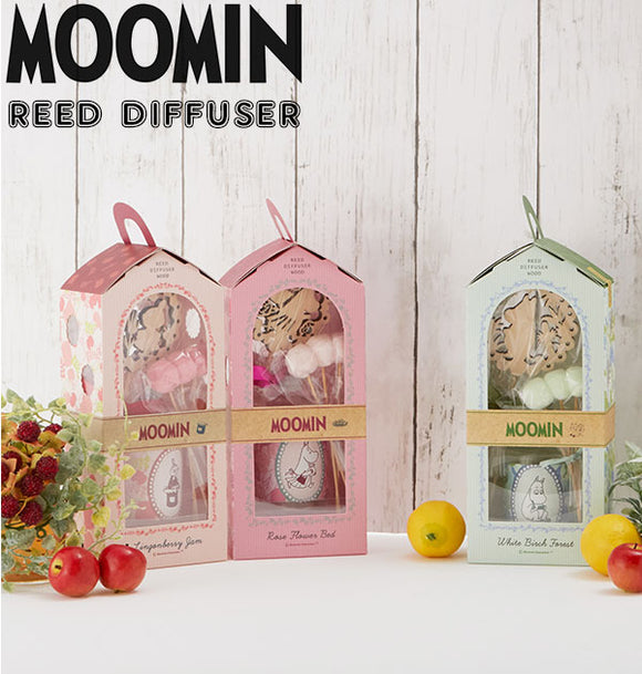 リードディフューザー 100ml 通販 ルーム フレグランス 癒し かわいい 可愛い 野ばらの庭 甘酸っぱい こけもものジャム しらかばの庭 香り ウッドスティック フレグランスオイル みい ミイ ミィ プレゼント 贈り物 ギフト プチギフト おしゃれ お祝い 内祝い MOOMIN WOOD