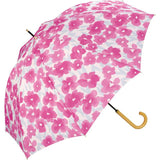 傘 レディース wpc 長傘 花柄 通販 ブランド Wpc. ワールドパーティ 花柄 58cn おしゃれ 晴雨兼用傘 軽量 軽い フラワー 紫外線対策 UVカット 通勤 通学 手開き 手動 ハート リボン かわいい 雨傘