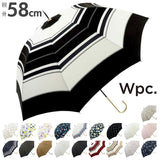 傘 レディース wpc 長傘 花柄 通販 ブランド Wpc. ワールドパーティ 花柄 58cn おしゃれ 晴雨兼用傘 軽量 軽い フラワー 紫外線対策 UVカット 通勤 通学 手開き 手動 ハート リボン かわいい 雨傘