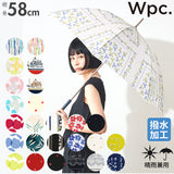 傘 レディース wpc 長傘 花柄 通販 ブランド Wpc. ワールドパーティ 花柄 58cn おしゃれ 晴雨兼用傘 軽量 軽い フラワー 紫外線対策 UVカット 通勤 通学 手開き 手動 ハート リボン かわいい 雨傘
