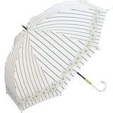 wpc 傘 レディース 通販 晴雨兼用傘 長傘 晴雨兼用 8本骨 親骨 58cm 手開き UVカット 通学 通勤 ラッセルレース アイビーフラワー クリーミーフラワー ストライプマーガレット 小花 ステラ ボーダーフルーツ 水彩ドロップ ワールドパーティ